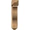 Ekena Millwork Funston Arts and Crafts Rough Sawn Bracket w/ Offset Brace, Western Red Cedar, 8"W x 34"D x 38"H BKT0806X34X38FST03RWR - alternate 2